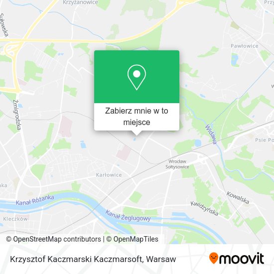 Mapa Krzysztof Kaczmarski Kaczmarsoft