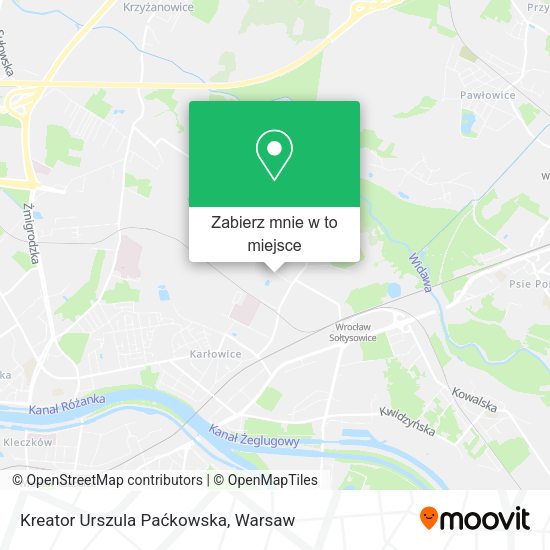 Mapa Kreator Urszula Paćkowska