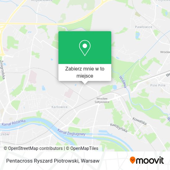 Mapa Pentacross Ryszard Piotrowski