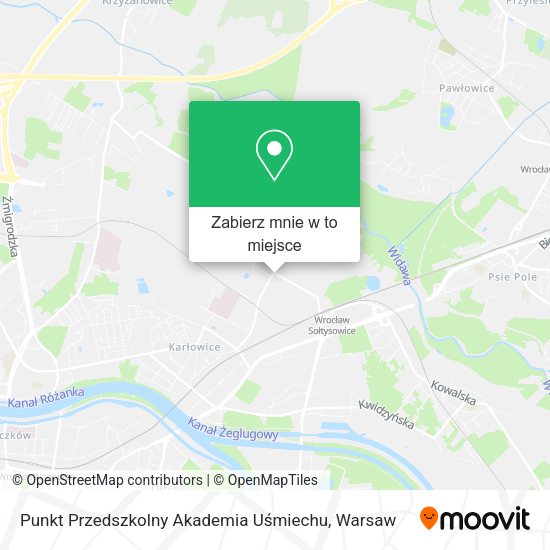 Mapa Punkt Przedszkolny Akademia Uśmiechu