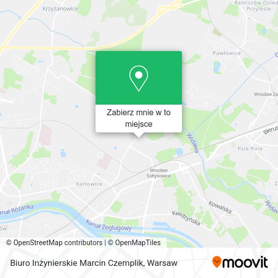 Mapa Biuro Inżynierskie Marcin Czemplik