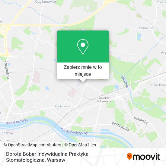 Mapa Dorota Bober Indywidualna Praktyka Stomatologiczna