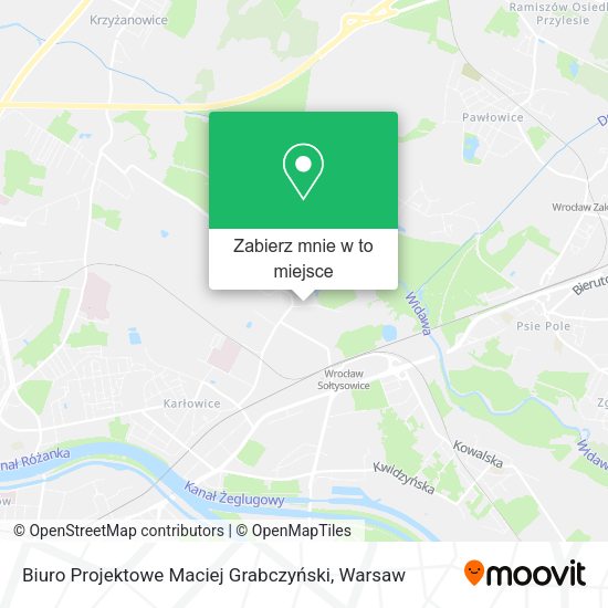 Mapa Biuro Projektowe Maciej Grabczyński