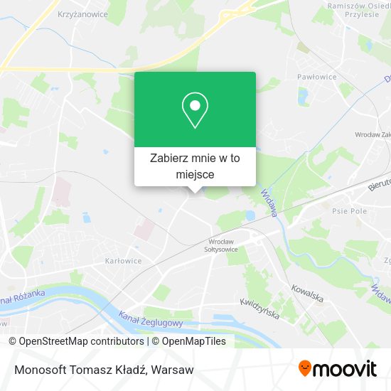 Mapa Monosoft Tomasz Kładź