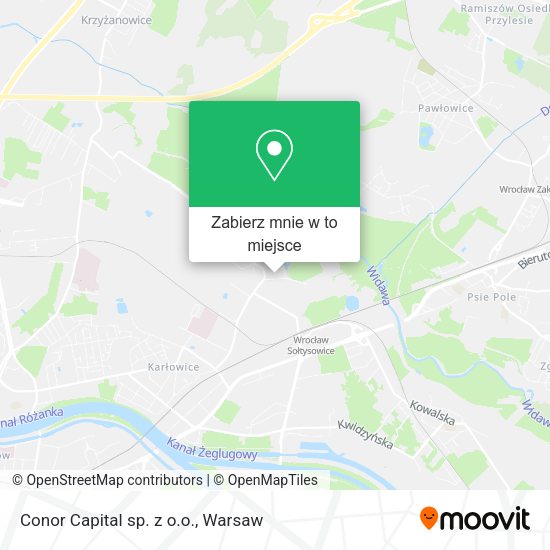 Mapa Conor Capital sp. z o.o.