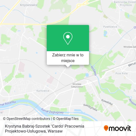 Mapa Krystyna Babraj-Szostek 'Cardo' Pracownia Projektowo-Usługowa