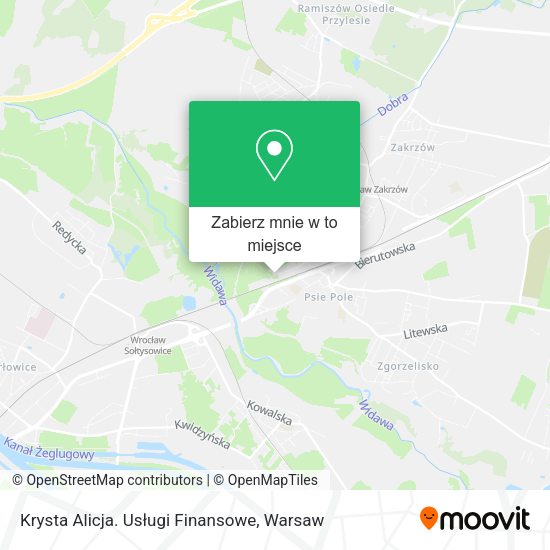 Mapa Krysta Alicja. Usługi Finansowe