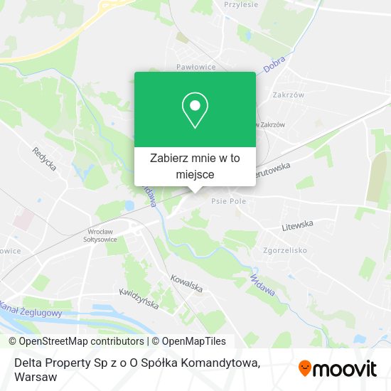 Mapa Delta Property Sp z o O Spółka Komandytowa