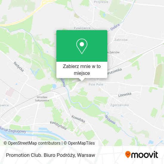 Mapa Promotion Club. Biuro Podróży