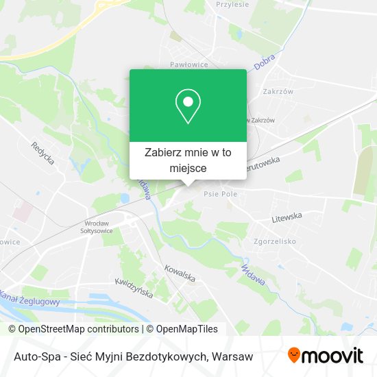 Mapa Auto-Spa - Sieć Myjni Bezdotykowych