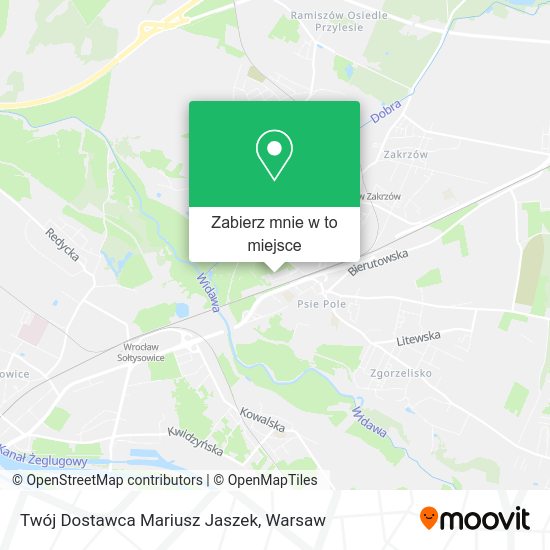 Mapa Twój Dostawca Mariusz Jaszek