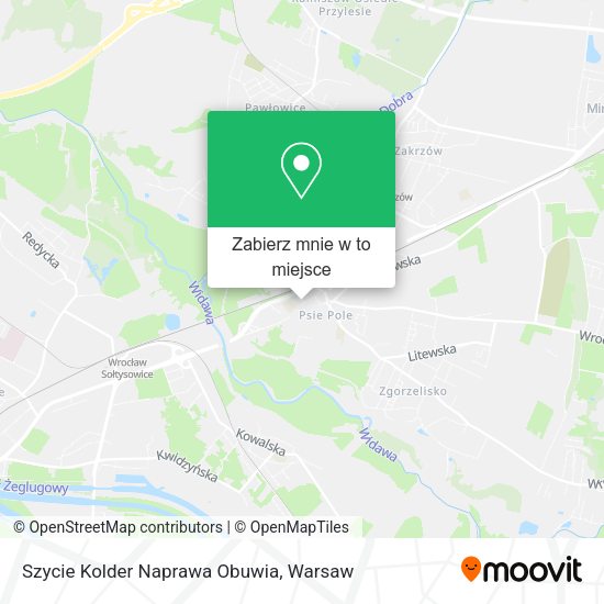 Mapa Szycie Kolder Naprawa Obuwia