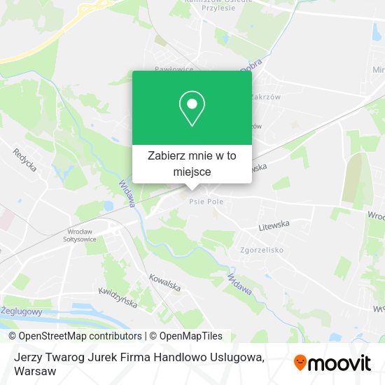 Mapa Jerzy Twarog Jurek Firma Handlowo Uslugowa