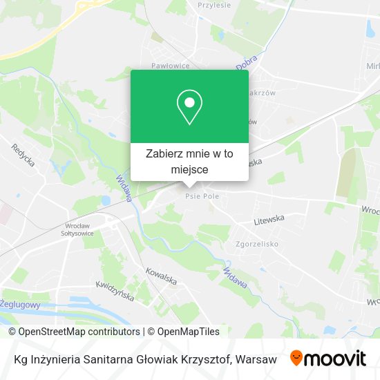 Mapa Kg Inżynieria Sanitarna Głowiak Krzysztof