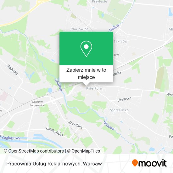 Mapa Pracownia Uslug Reklamowych