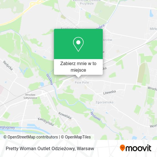 Mapa Pretty Woman Outlet Odzieżowy