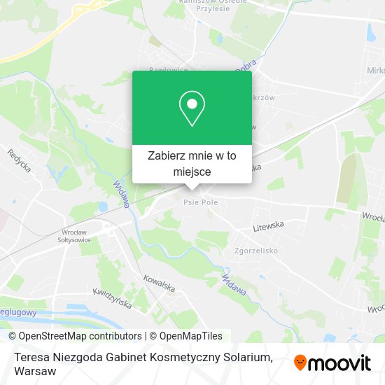 Mapa Teresa Niezgoda Gabinet Kosmetyczny Solarium