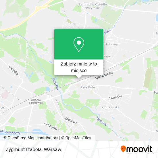 Mapa Zygmunt Izabela