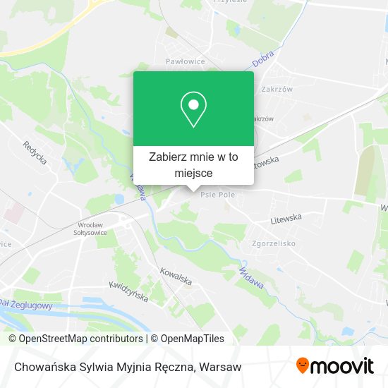 Mapa Chowańska Sylwia Myjnia Ręczna