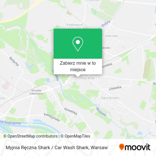 Mapa Myjnia Ręczna Shark / Car Wash Shark