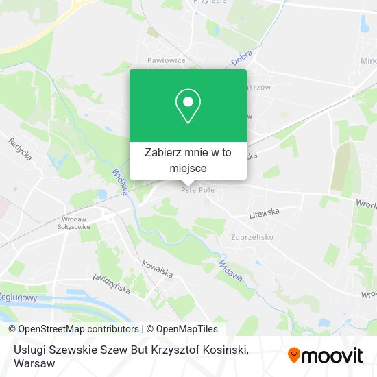 Mapa Uslugi Szewskie Szew But Krzysztof Kosinski