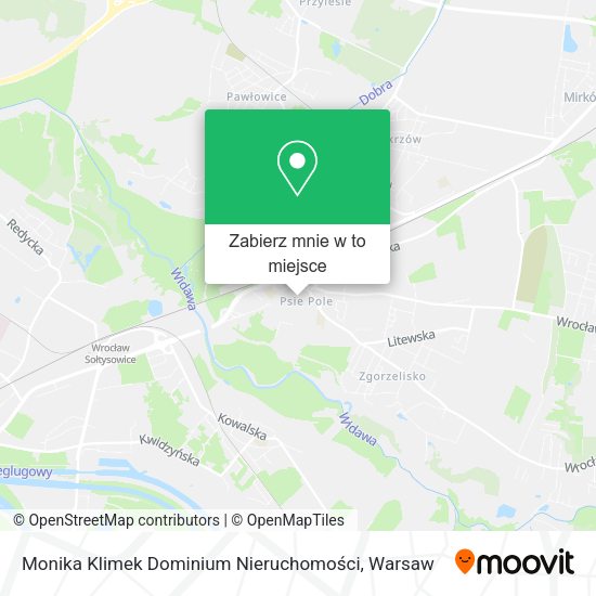 Mapa Monika Klimek Dominium Nieruchomości