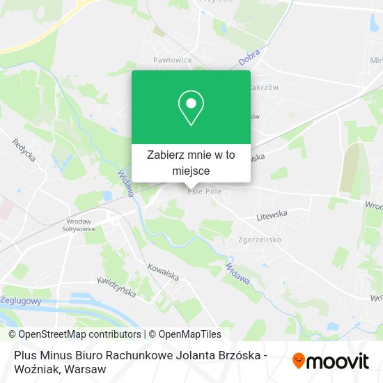 Mapa Plus Minus Biuro Rachunkowe Jolanta Brzóska - Woźniak