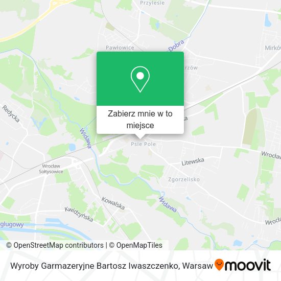 Mapa Wyroby Garmazeryjne Bartosz Iwaszczenko