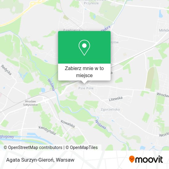 Mapa Agata Surzyn-Gieroń