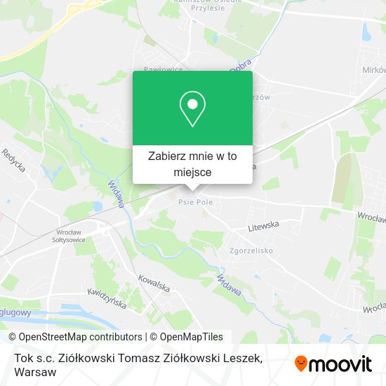 Mapa Tok s.c. Ziółkowski Tomasz Ziółkowski Leszek