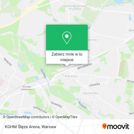 Mapa KGHM Ślęza Arena