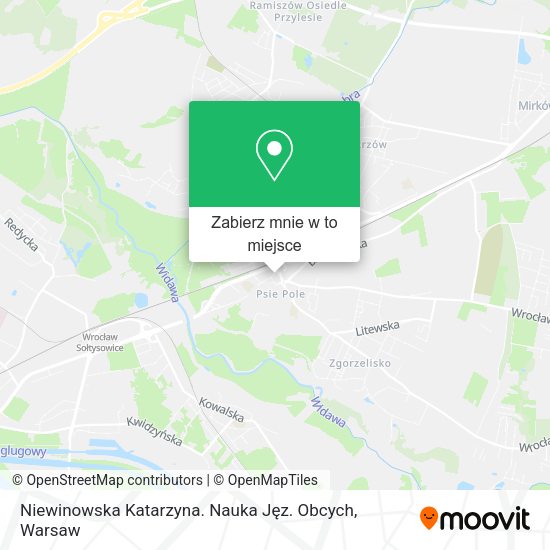 Mapa Niewinowska Katarzyna. Nauka Jęz. Obcych