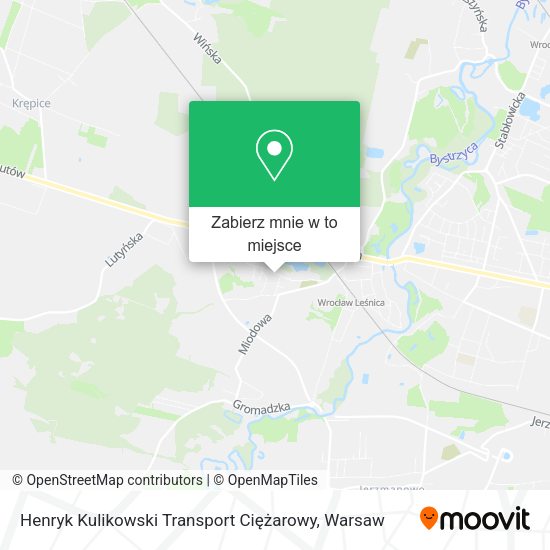 Mapa Henryk Kulikowski Transport Ciężarowy