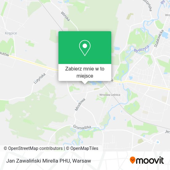 Mapa Jan Zawaliński Mirella PHU