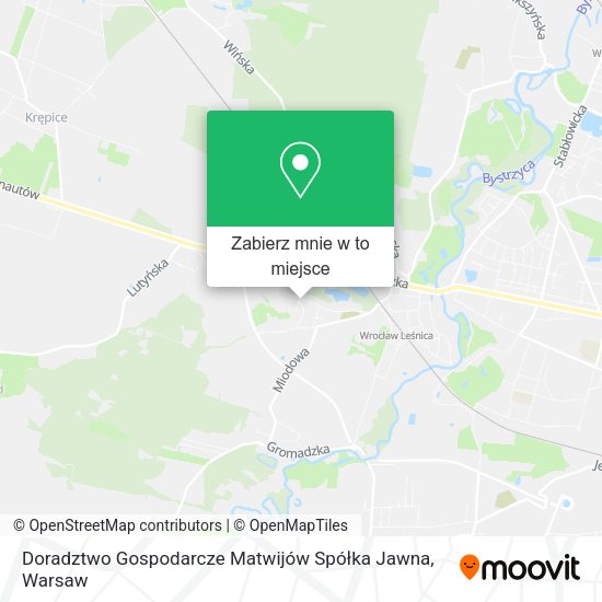 Mapa Doradztwo Gospodarcze Matwijów Spółka Jawna