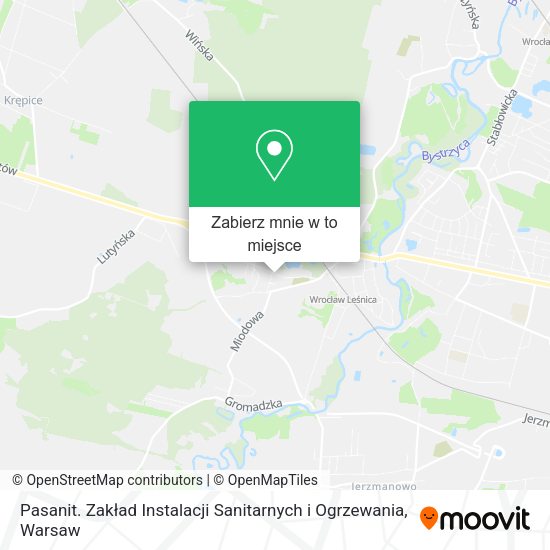 Mapa Pasanit. Zakład Instalacji Sanitarnych i Ogrzewania