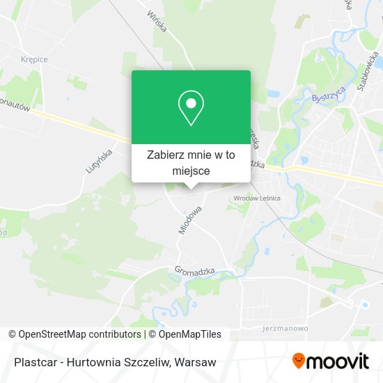 Mapa Plastcar - Hurtownia Szczeliw