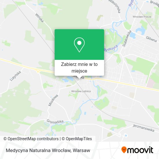 Mapa Medycyna Naturalna Wrocław