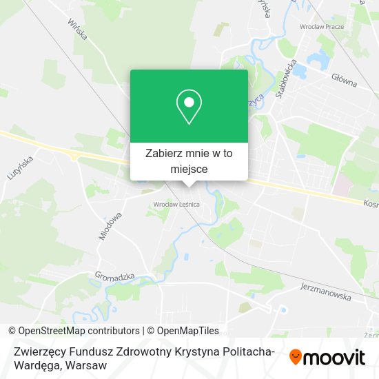 Mapa Zwierzęcy Fundusz Zdrowotny Krystyna Politacha-Wardęga