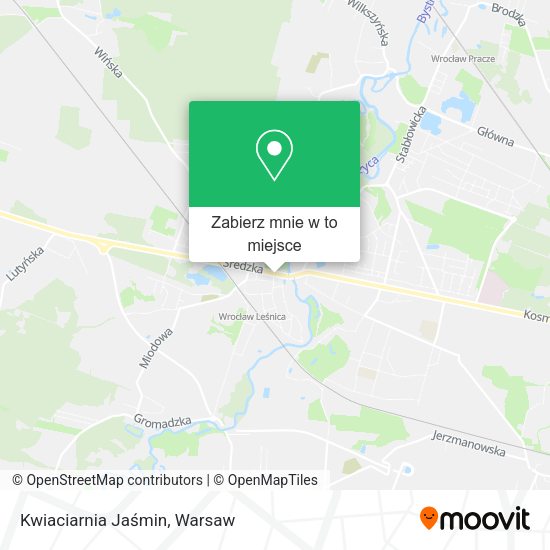 Mapa Kwiaciarnia Jaśmin