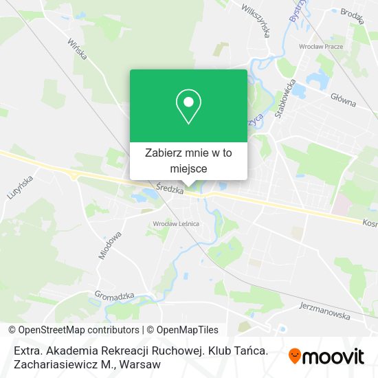 Mapa Extra. Akademia Rekreacji Ruchowej. Klub Tańca. Zachariasiewicz M.