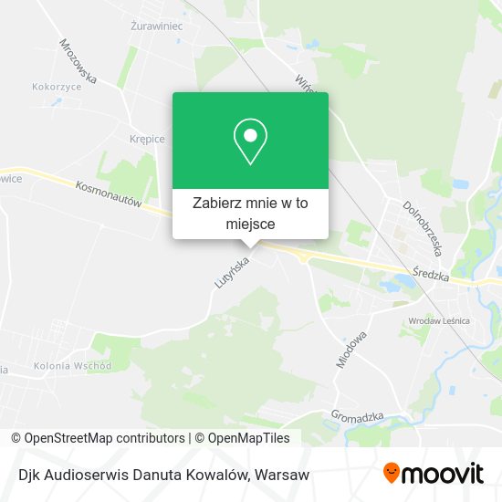 Mapa Djk Audioserwis Danuta Kowalów