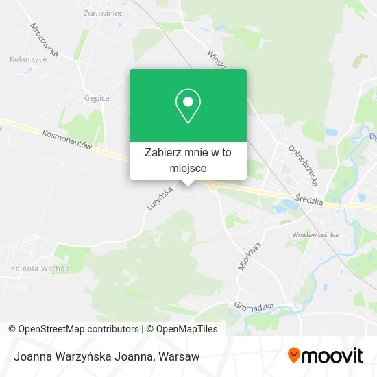 Mapa Joanna Warzyńska Joanna