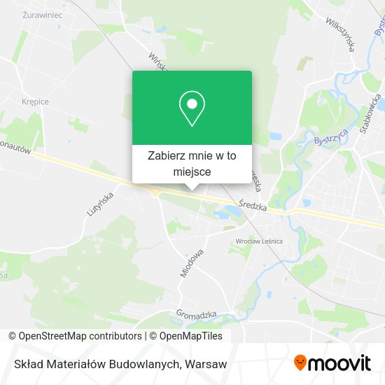 Mapa Skład Materiałów Budowlanych