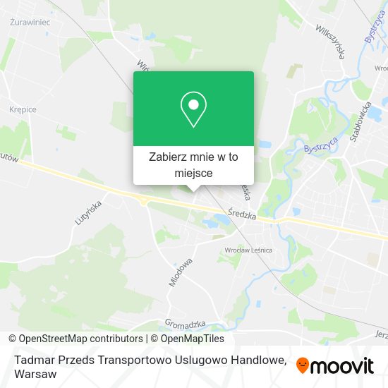 Mapa Tadmar Przeds Transportowo Uslugowo Handlowe