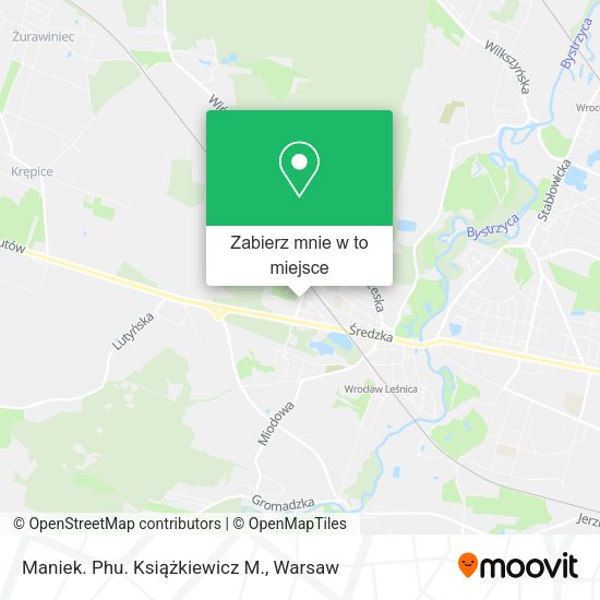 Mapa Maniek. Phu. Książkiewicz M.