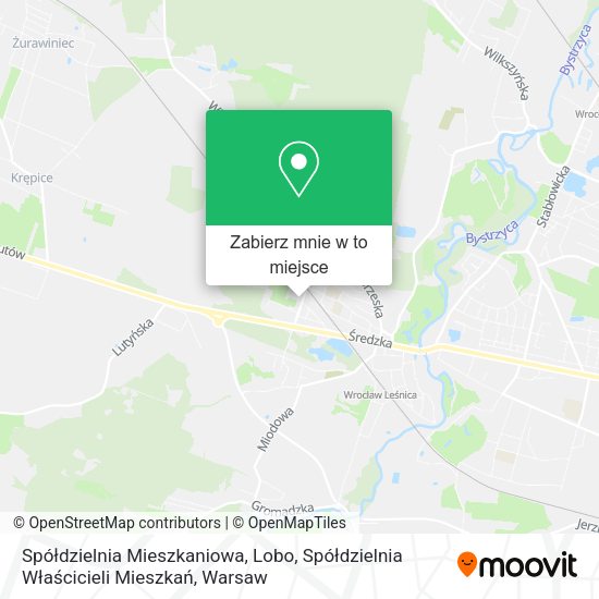 Mapa Spółdzielnia Mieszkaniowa, Lobo, Spółdzielnia Właścicieli Mieszkań