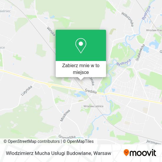 Mapa Włodzimierz Mucha Usługi Budowlane