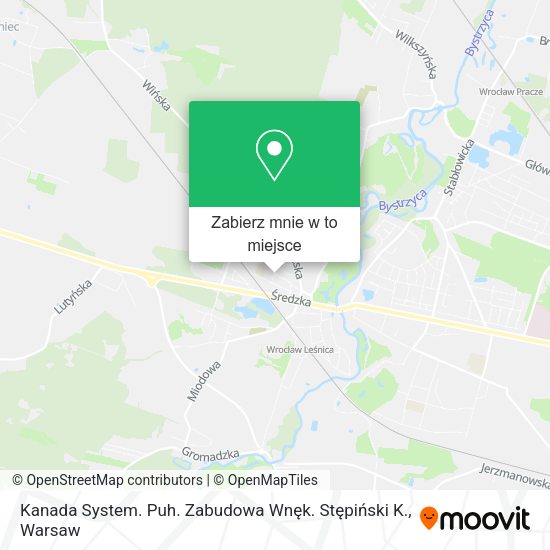 Mapa Kanada System. Puh. Zabudowa Wnęk. Stępiński K.