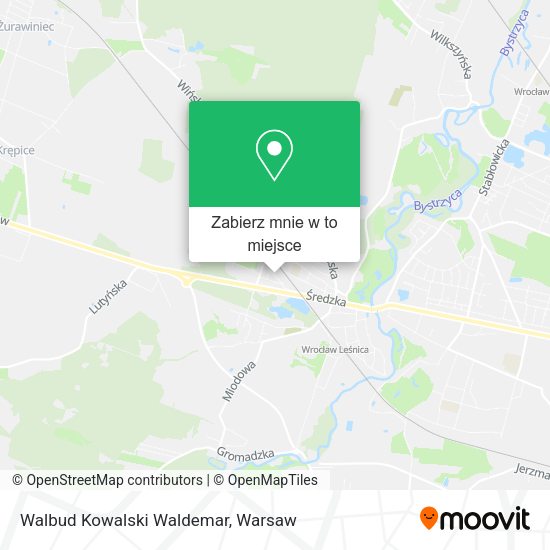 Mapa Walbud Kowalski Waldemar